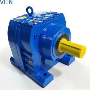 R Series Inline Double Shafts Worm Gearbox Servo Motor Hard Tooth Helical Bevel Speed Reducer for Farms - Changzhou Vion Drive Co.,Ltd. - China