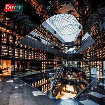 Bookstore 3D Design Fixtures Display Cabinets Book Shelves Modern Library Shelving - Guangzhou Ouyee Industrial Co., Ltd - China