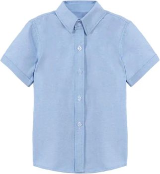 Customized Wholesale Children's School Uniforms - Breathable, Cool, Collarless, Buttoned Short-Sleeved Shirts - Guangzhou Qiyang Clothing Co., Ltd. - China