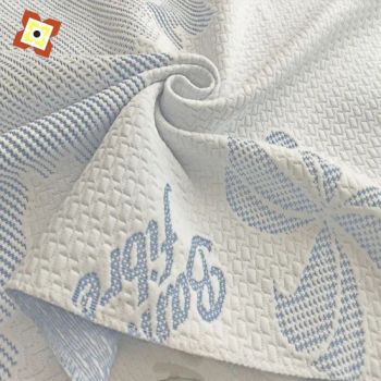 Mattress Fabric Tricot Flame Retardant Polyester Anti Bacteria Breathable Air Layer Muslin Mattress Covers Textile - Guangzhou Qianfeng Printing Co., Ltd. - China