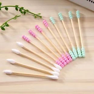 Disposable Bamboo Cotton Swab Bamboo Sticks Soft Cotton Buds Ear Swabs Cleaning Tool - Ningbo Riway Industrial Co., Ltd. - China