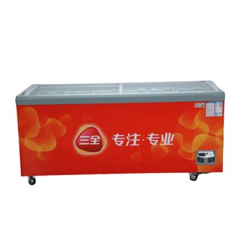 Low Consumption Front Curve Glass Top Ice Cream Freezer of Convenience Store or Commercial Supermarketfridge Refrigerator - Qingdao Haifan Cold Chain Technology Co., Ltd. - China