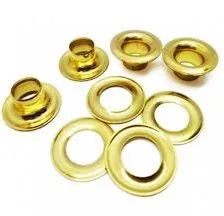Custom 18mm Gold Plated Apparel Eyelets Washer Garment Footcloth Leather Metal Iron Brass Eyelets - Dongguang D&G Industrial Co., Ltd. - China