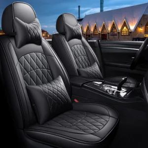 Cover Seats Kicks Cushion Accessories Corduroy Princess Newborn Fabric Beautiful Cowhide SUV Insignia Minivan 2 Car Seat Covers - Hangzhou Longwin Industry Limited - China