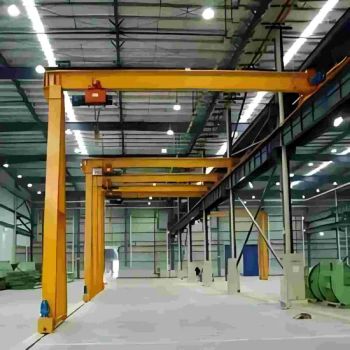 5 Ton Bridge Overhead Cranes Semi-Span Half Semi-Gantry Mini Semi Gantry Portal Crane for Lifting Equipment - Shandong Heavy Crane Co., Ltd. - China