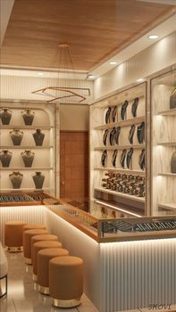 Shop Interior Designing Location Pan India Minimum Quantity 100 sqft Delivery Time Min. 2 weeks Design Package Includes 3D designs for interior and exterior views; 2D plans and - Aryam Inter-continental Private Limited - India