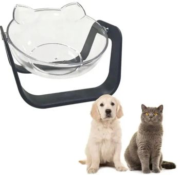 New Design Transparent Pet Feeding Bowls Non Slip Elevated Bowl - Skylark Network Co.,Ltd. - China