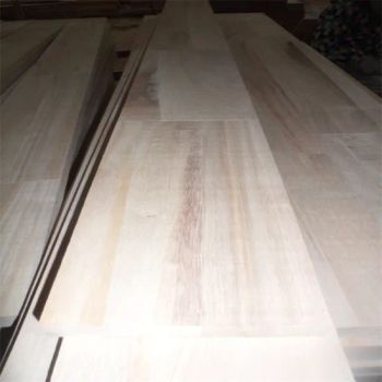 Paulownia Finger Jointed Boards for Door Frame Origin China Trademark SANXIN Model NO. TM2-064 Width 100mm-1220mm HS Code - Dongming Sanxin Wood Industry Co., Ltd. - China