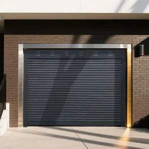 China Manufacturing Customized Size Aluminum Roll-up Garage Door for Villa - Foshan Xinguangda Automatic Doors and Windows Engineering Co., Ltd. - China