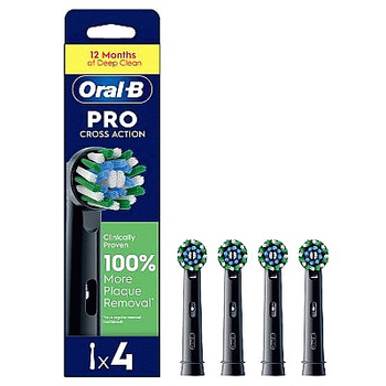 Oral-B CrossAction Black Toothbrush Head with CleanMaximiser Pro Edition - Njang Investments Limited - Kenya