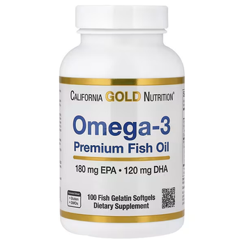 California Gold Nutrition, Omega-3 Premium Fish Oil, 100 Fish Gelatin Softgels (1,100 mg per Softgel) - Njang Investments Limited - Kenya