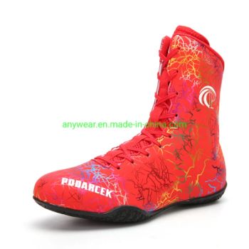 Men′ S Middle Boots Wrestling Shoes Men′ S Wrestling Boots Wrestling Sneaker Suede Leather Boxing Boots 708  - Quanzhou Ascending Sports Co., Ltd. - China