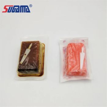 PU Foam Surgical Scrub Brush Hand Scrub Brush with Nail Cleaner with Iodine - Yangzhou Super Union Import & Export Co., Ltd. - China