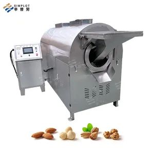 Industrial Large Capacity Nut Roaster Electromagnetic Heating Machine for 100kg 150kg Batch Corn Wheat Soybean Grain Seed Bean Roa - Henan Simplot Intelligent Technology Co., Ltd. - China