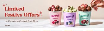 Chocolate coated Fruit bites with Real fruits - Barakat Quality Plus - United Arab Emirates