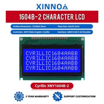 Premium 1604b-2 Blue Character LCD Module for Clear Displays MOQ Low MOQ Type Character Trademark XINNOA Response Time 20ms - Shenzhen Xinnoa Display Technology Co., Ltd - China
