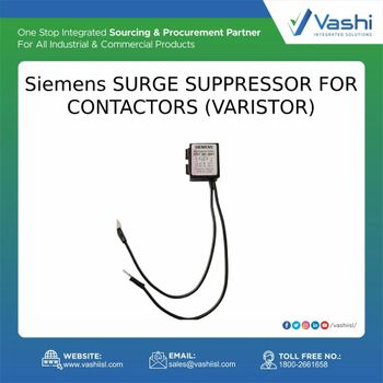 Siemens SURGE SUPPRESSOR FOR CONTACTORS Brand Siemens Product Type Switchgears Product Category Contactors Highest Voltage Potection - Vashi Integrated Solutions Limited - India
