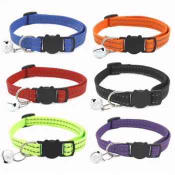 Custom Nylon Dog and Cat Collar Adjustable Reflective with Bell - Anhui Joypaws Co., Ltd. - China