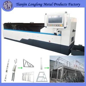 2 off Automatic Light Gauge Buildings Steel Frame Roll Forming Machine for Prefabricated Houses Luxucy Villas - Tianjin Longlong Metal Products Factory - China