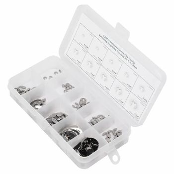 E Clip Snap Rings Brand ANNB Shape Round Color Black and Silver Asin Number B09nrw18fd Surface Finish Polished Packaging Type Plastic - Kvr Retail Private Limited - India