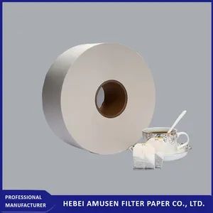 Customized Food Grade Disposable Coffee Filter Paper Packing Paper Wood Pulp Tea Filter Paper - HEBEI AMUSEN FILTER PAPER CO., LTD. - China