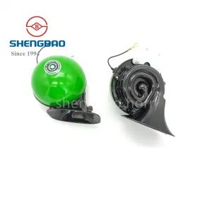 S-218 Heavy-Duty Green Electric Snail-Shaped Horn - Zhejiang Weitech Co., Ltd. - China