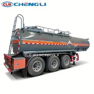 Heavy Duty 25tons Tri-Axles Sulfuric Acid Tanker Semi Trailer, Corrosive Transportation with Breath Valves - Chengli Automobile (Wuhan) Co., Ltd - China
