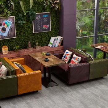High Quality Retro Western Restaurant Furniture Armrest Dining Chairs for Cafe Bar Tea Shop Coffee Shop - Foshan Yiran Furniture Co., Ltd - China