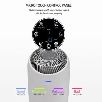 OEM Air Purifiers Smart Room Air Cleaner Home Office Household Air Purifier Air Cleaner for Virus - FoShan Purecare Electric Technology Co.,Ltd - China