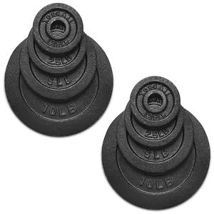 Gym Home Fitness Weight Disc Black Cast Iron Weight Plates Age Adult Color Black Condition New Gender Unisex HS Code 9506911000 - Nantong Guli Fitness Co., Ltd. - China