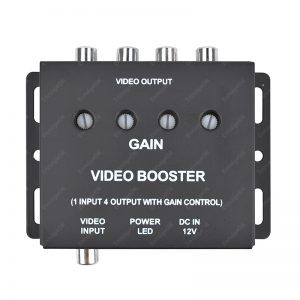 1 Input 4 Output RCA AV Video Splitter Booster Amplifier for Car LCD DVD Player - SHENZHEN ENRUIGE TECHNOLOGY CO LTD - China
