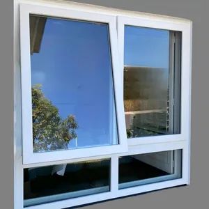 Double Glazed Thermal Break Aluminum with Screen Customized Tempered Glass Awning Windows - Charmo Window Innovations Manufacturing Co., Ltd. - China