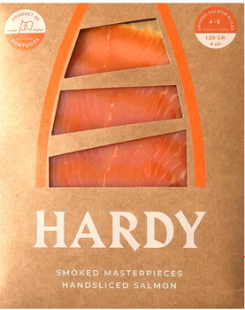 Smoked Salmon - Vacuum-Sealed Retail Pack (120g) - Hardy - Portugal