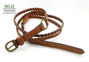 Fashion Weave Braid PU Belt for Lady Ky6206 Age Adults Material PU Trademark WLD Gender Women's Origin Whenzhou Model NO. - Wenzhou Fashion Leather Manufacture Co., Ltd. - China