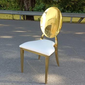 Dining Chairs PU Leather Stainless Steel Luxury Restaurant Dining Chairs - Fujian Dongyi Shenghui International Trade Co., Ltd. - China