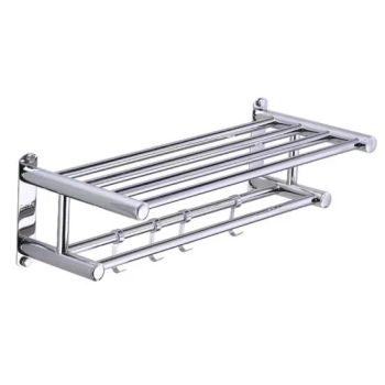 Towel Rack Bathroom Shelf Double Wall Mounted Stainless Steel - Degol Hardware Co., Ltd. - China