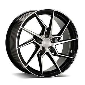 Black Machined Finish Rims 18/19/20 Inch Alloy Wheels Alloy Passenger Car Wheels Hub - Hangzhou Kingfrica Supply Chain Management Co., Ltd. - China