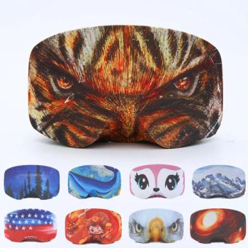 Custom Logo Ski Goggles Protective Cover Snow Lenses Anti Scratch Mirror Cloth Ski Goggles Cover - Jinjiang Saychum Gift Company - China