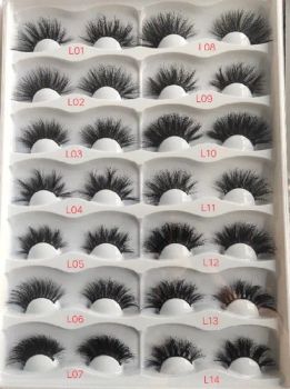 25mm 3D Mink False Eyelashes Fluffy Wispy Long - Shenzhen Moonbio Co., Ltd. - China