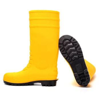 Cheap Wellington Yellow Color Waterproof Safety Boots Rubber Boots - Guangzhou 247 International Co., Ltd. - China