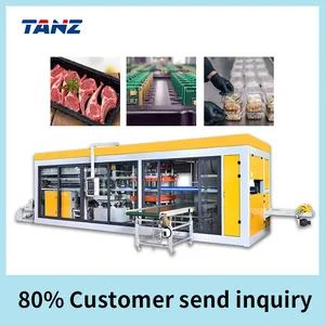 Available Dongguan China Three Station Fast Food Box Thermoforming Machine with CE - Dongguan Taizhang Machinery Co., Ltd. - China