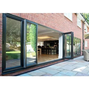 Aluminum Window and Door Multifamily Slim Profile Bi Fold Doors Exterior Weatherproof Accordion Bi Fold Doors for Houses - Xiamen KDSBuilding Material Co., Ltd. - China