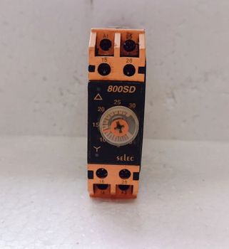 SELEC	TIMER RELAY PART NO 800SD-2-230 Brand Selec Country of Origin Made in India Mounting Type Panel Mounting Timer Model Name/Number SELEC   - Marine Enterprise - India