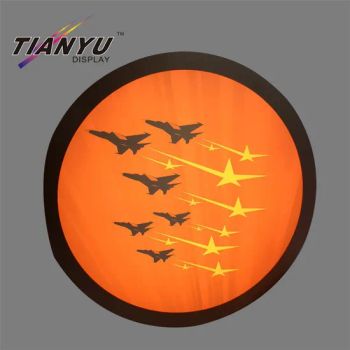 Illuminated Round Advertising Light Box for Stunning Displays - TIANYU EXHIBITION EQUIPMENT & MATERIALS CO.,LTD. - China