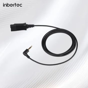 Lower Cable Bottom Lead with 3.5mm Audio Jack (3-pin) Qd Cable Telephone Headset Adapter - Xiamen Inbertec Electronic Technology Co., Ltd - China