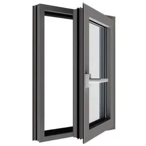 Baiyiyuan Thermal Break Double Glazed Tilt Turn Picture Window and Doors Metal Aluminum Glass Fixed Casement Awning Sliding Side Hung Casement Windows - Shandong Baiyiyuan Doors and Windows Co., Ltd. - China