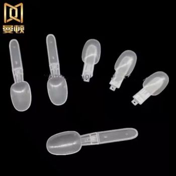 Hot Selling Milk Custard Jelly Yogurt Ice Cream Pudding Folding Spoon Small Food Grade Plastic PP Material - Shantou Mandun Plastic Co., Ltd. - China