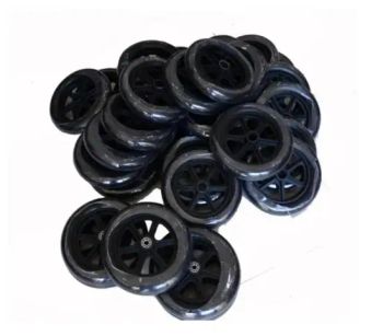 Wheelchair Accessories Wheelchair Brake Parts 8 Inches Front Wheels Castors with PU - Shanghai Brother Medical Manufacturer Co., Ltd. - China