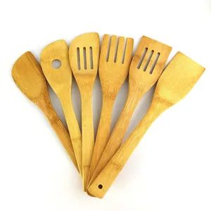 Bamboo Utensil Set 6 PCS Kitchen Cooking Tools - Shenzhen Junhong E-Commerce Co., Ltd - China