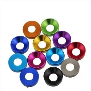Countersunk Washer Anodized Aluminum Alloy Finishing Washers Screw Gaskets - Hebei Yunchang Fastener Manufacturing Co., Ltd. - China